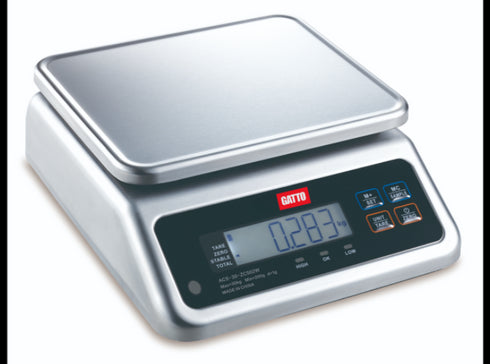 GATTO S/Steel Portion Control Scale - 15KG - IP67 Waterproof
